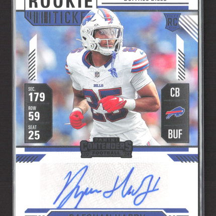 2025 Panini Contenders Football Daequan Hardy #236 Rookie Ticket RC Auto