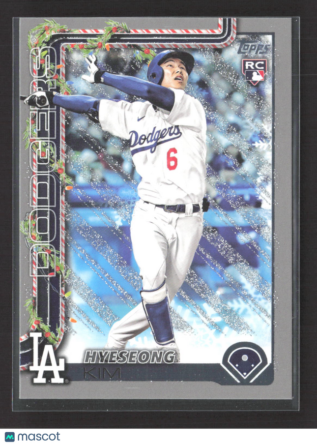 2025 Topps Holiday Hyeseong Kim #H174 Glitter