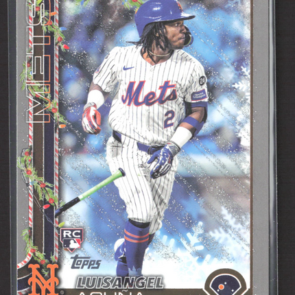2025 Topps Holiday Luisangel Acuna #H113 RC Glitter