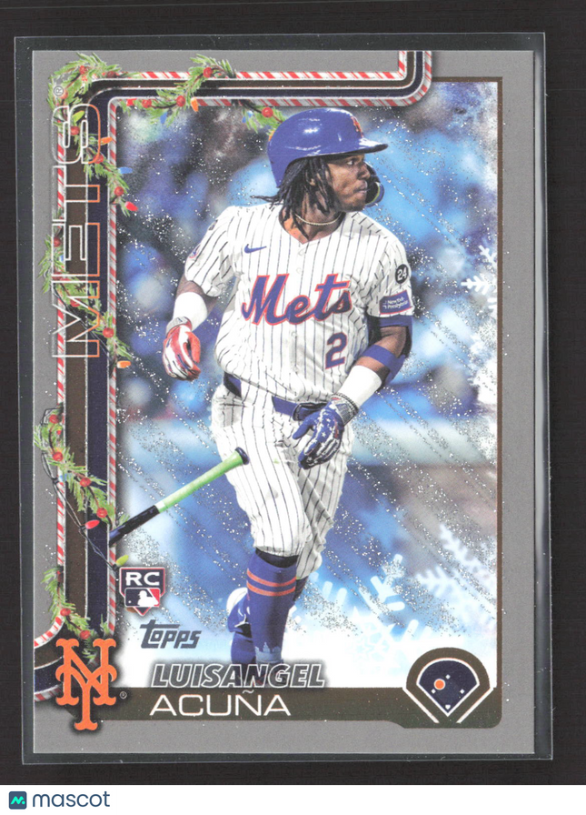 2025 Topps Holiday Luisangel Acuna #H113 RC Glitter