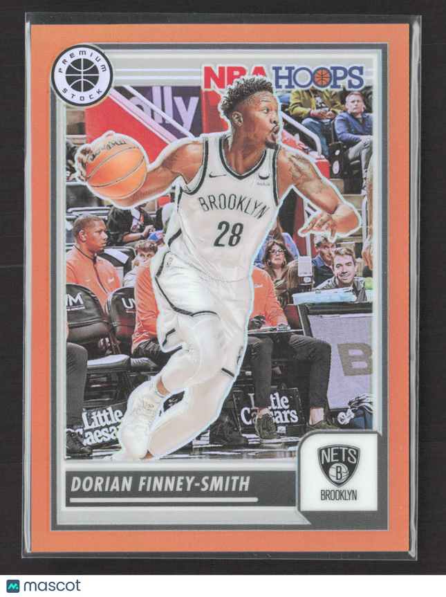 2024 Panini NBA Hoops Premium Stock Dorian Finney-Smith #94 Orange 244/299
