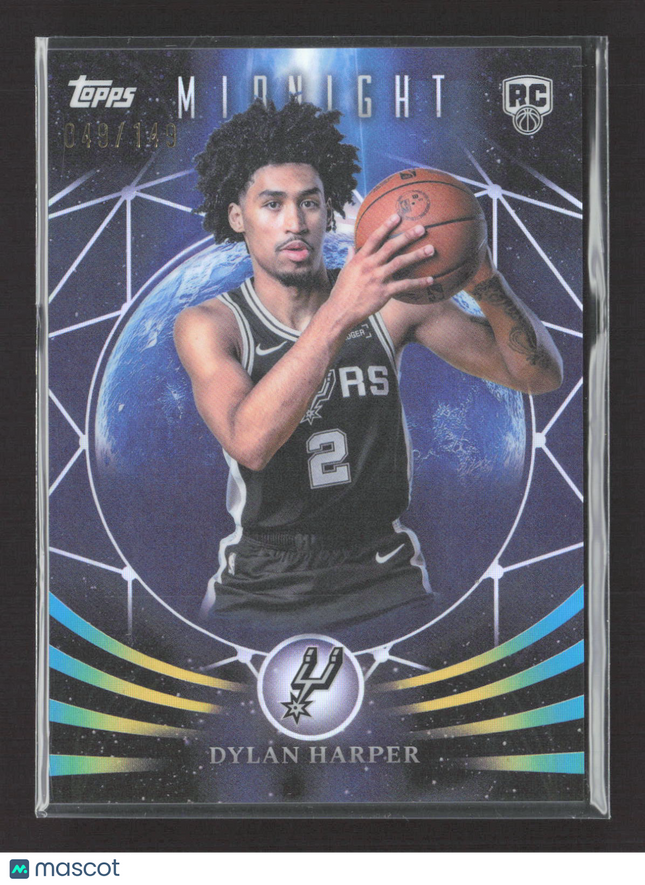 2025 Topps Midnight Moonfall Dylan Harper #MF-22 RC 049/149
