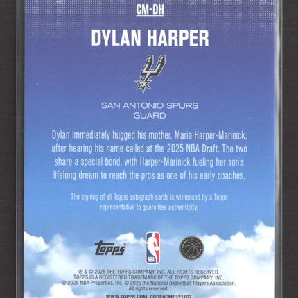 2025 Topps Contemporary Marks Dylan Harper #CM-DH RC Auto