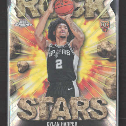 2025 Topps Chrome Rock Stars Dylan Harper #RS-17 RC