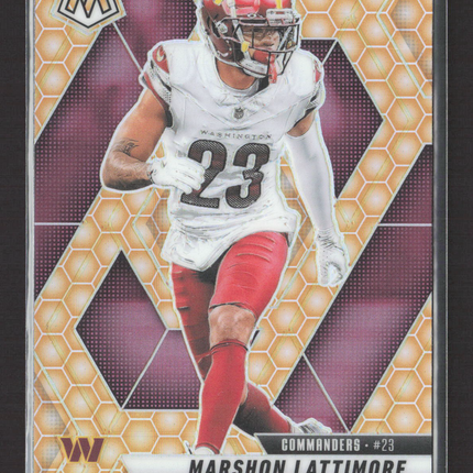 2025 Panini Mosaic Prizm Marshon Lattimore #7 Honeycomb