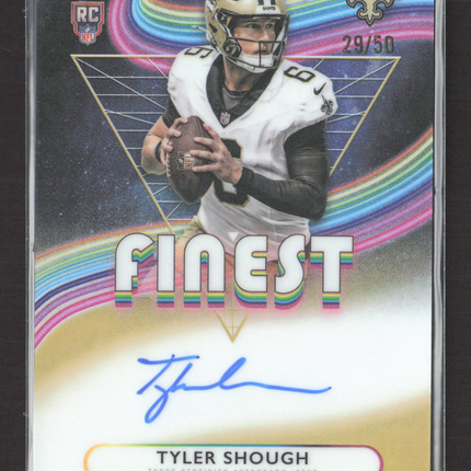 2025 Topps Finest Tyler Shough #RFA-TS RC 29/50 Auto