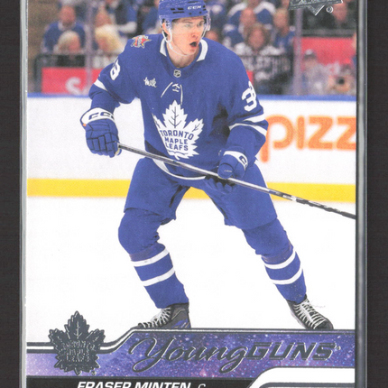 2024 Upper Deck Series 2 Young Guns Fraser Minten #482