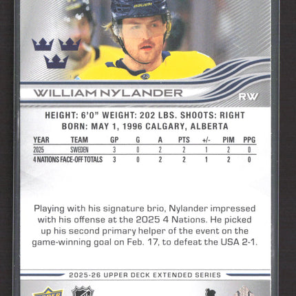 2026 Upper Deck Extended Series Deluxe William Nylander #672 094/250