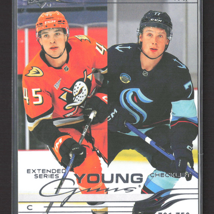 2025 Upper Deck Extended Young Guns Berkly Catton Beckett Sennecke 740 Checklist