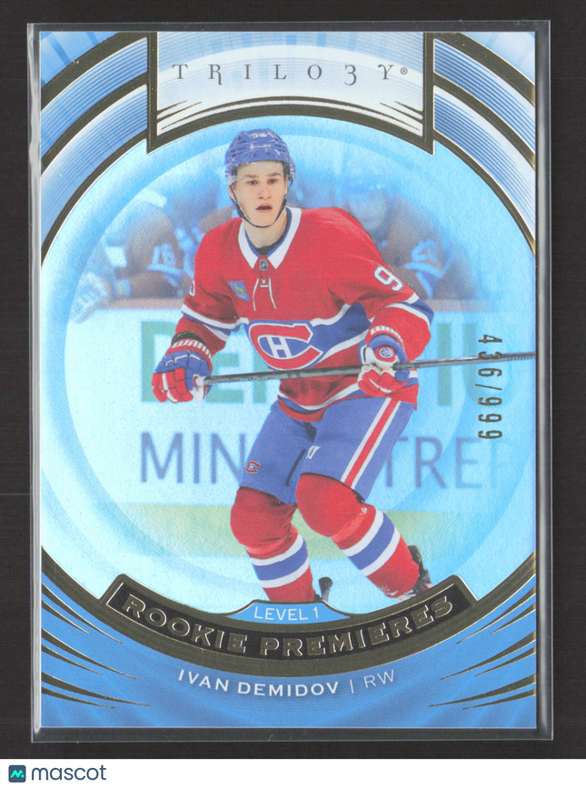 2026 Upper Deck Trilogy Rookie Premieres Ivan Demidov #T-21 Level 1