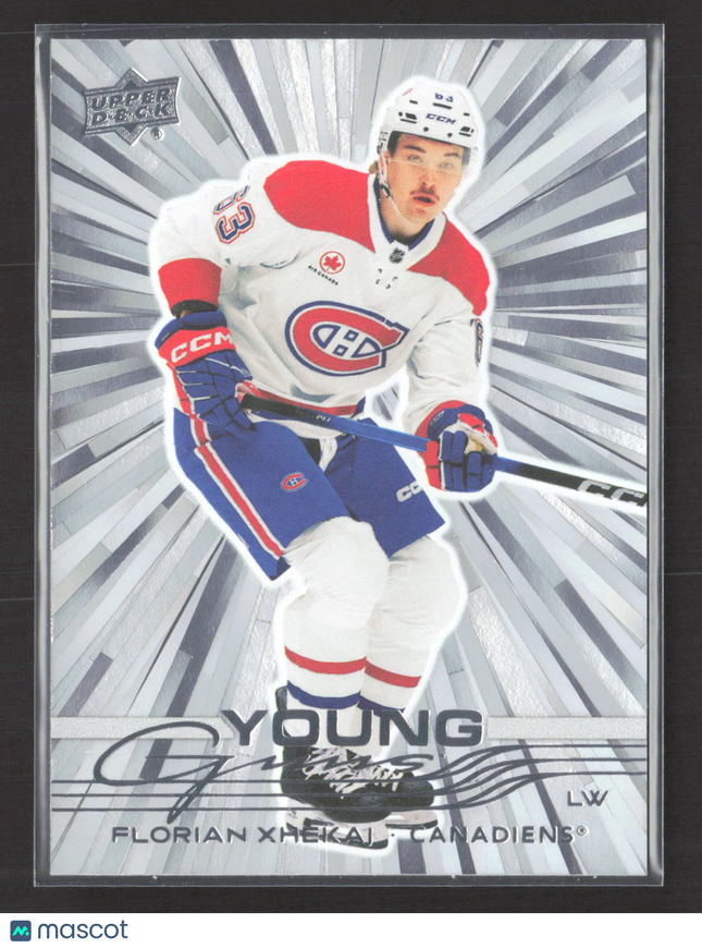 2026 Upper Deck Extended Series Young Guns Outburst Florian Xhekaj #702 Silver