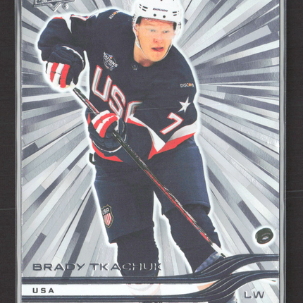 2026 Upper Deck Extended Series Outburst Brady Tkachuk #698 Silver