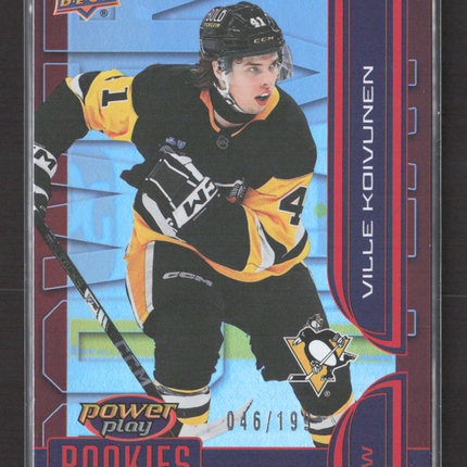 2026 Upper Deck Extended Series Power Play Ville Koivunen #PY-4 Red 046/199