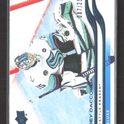2026 Upper Deck Extended Series Deluxe Joey Daccord #608 087/250