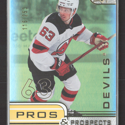 2026 Upper Deck Extended Pros & Prospects Jesper Bratt #PP-24 Gold 116/250