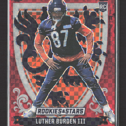 2025 Panini Rookies & Stars Prizm Crusade Luther Burden III #23 Red