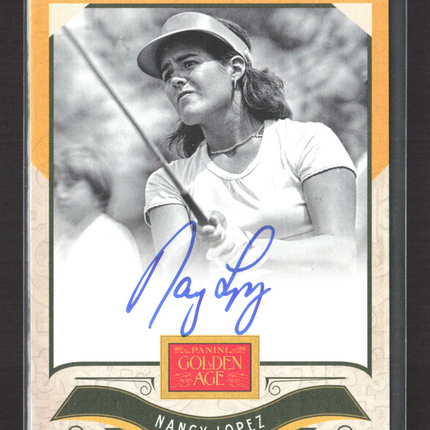 2012 Panini Golden Age Historic Signatures Nancy Lopez #NL Auto