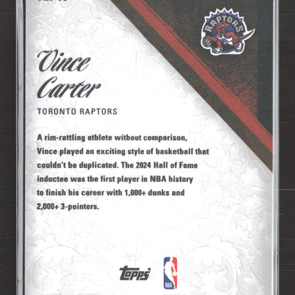 2025 Topps Signature Class Aristocrats Vince Carter #AR-10