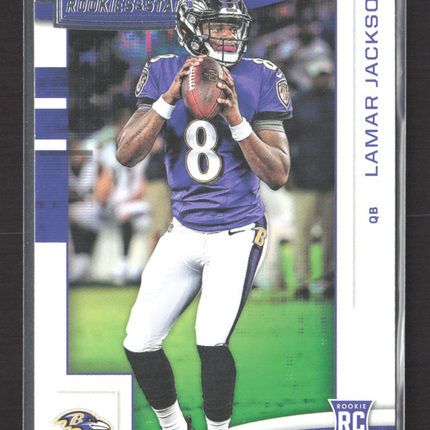 2018 Panini Rookies & Stars Lamar Jackson #112 RC