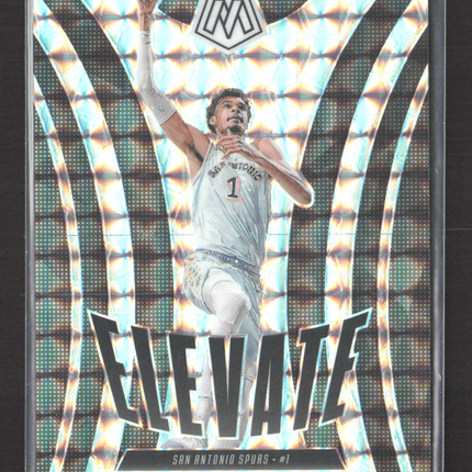 2025 Panini Mosaic Elevate Victor Wembanyama #11 Silver Prizm