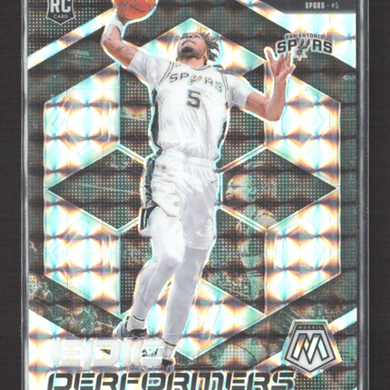 2024 Panini Mosaic Epic Performers Stephon Castle #15 Silver Prizm