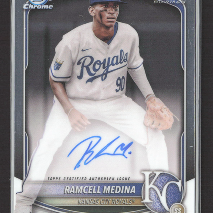 2025 Topps Bowman Chrome Ramcell Medina #CPA-RA Auto