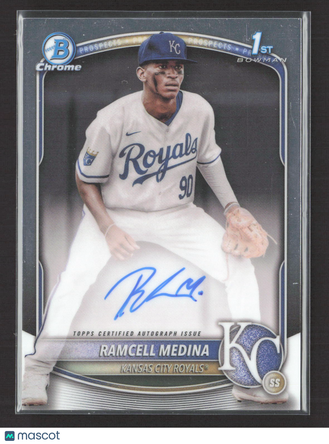 2025 Topps Bowman Chrome Ramcell Medina #CPA-RA Auto