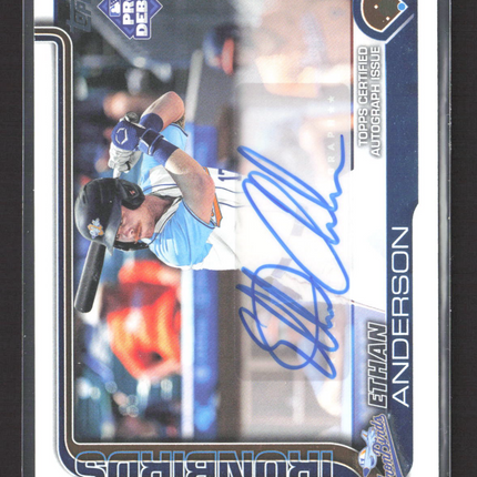 2025 Topps Pro Debut Ethan Anderson #PD-68 Auto