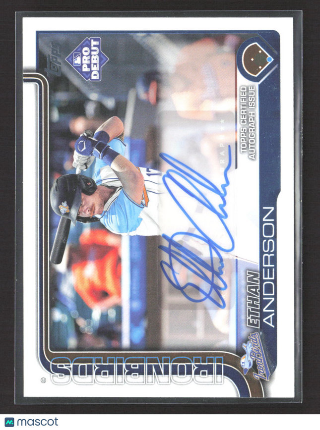 2025 Topps Pro Debut Ethan Anderson #PD-68 Auto