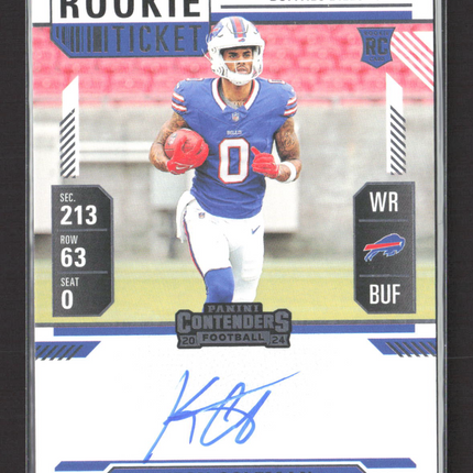 2025 Panini Contenders Rookie Ticket Keon Coleman #117 RC Auto