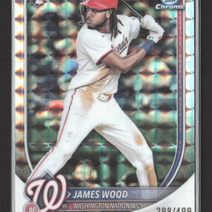2025 Bowman Chrome James Wood #29 Xfractor Refractor RC 298/499