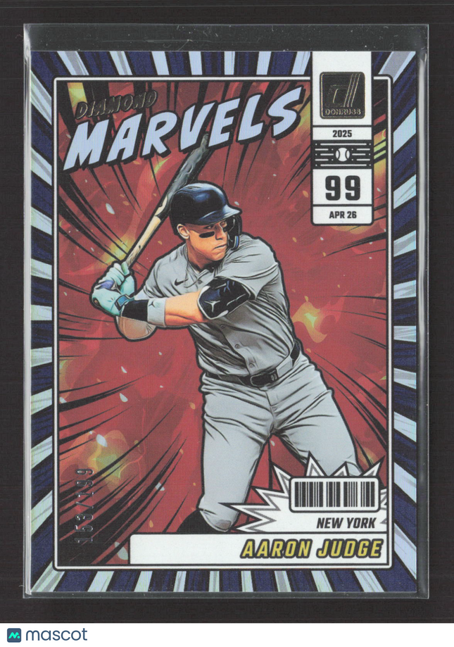 2025 Panini Donruss Baseball Diamond Marvels Aaron Judge #16 /199