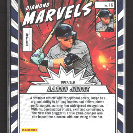 2025 Panini Donruss Baseball Diamond Marvels Aaron Judge #16 /199