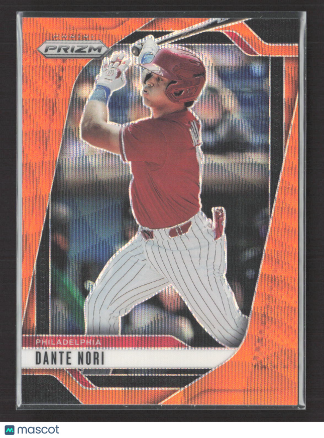2025 Panini Prizm Baseball Dante Nori #242 Orange 11/49