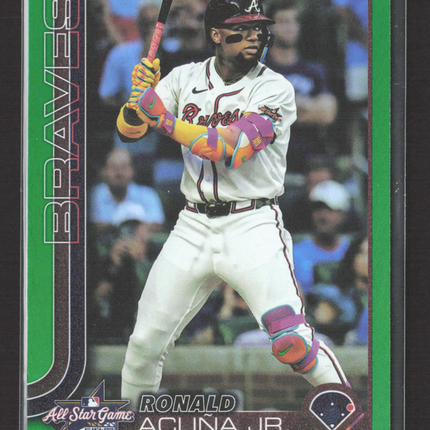 2025 Topps Update Series Ronald Acuna Jr. #ASG-18 Green /99