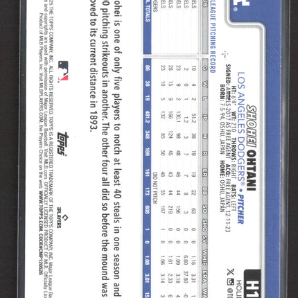 2024 Topps Holiday Shohei Ohtani #H1 Silver