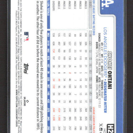 2024 Topps Holiday Shohei Ohtani #H200 Silver