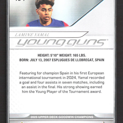 2025 Upper Deck Goodwin Champions Young Guns Lamine Yamal #YG-1