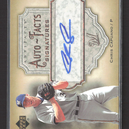 2006 Upper Deck Artifacts Auto-Facts Signatures Chris Capuano /800 Auto