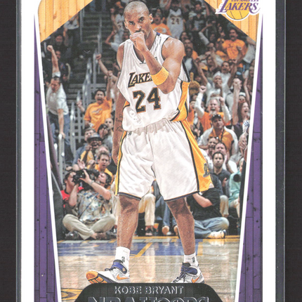 2018 Panini NBA Hoops Kobe Bryant #296
