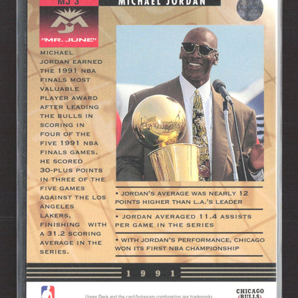 1993 Upper Deck Mr. June Michael Jordan #MJ3