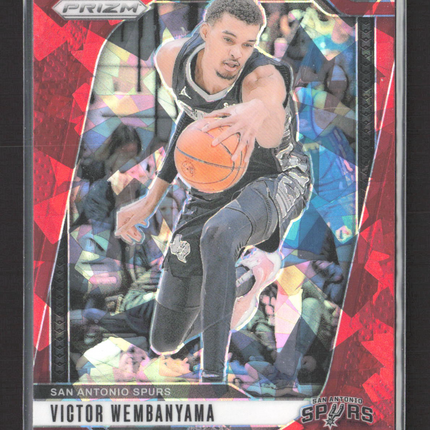 2024 Panini Prizm Victor Wembanyama #172 Red Mosaic