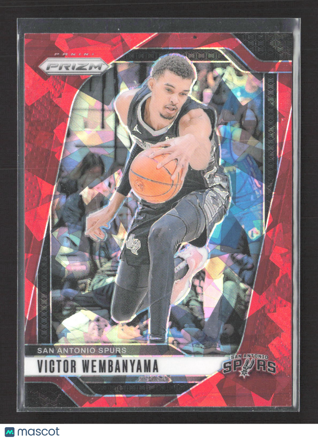 2024 Panini Prizm Victor Wembanyama #172 Red Mosaic