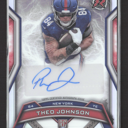 2025 Topps Resurgence Theo Johnson #RRS-TJ RC Auto