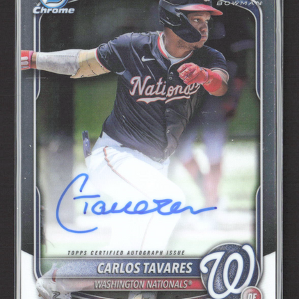 2025 Bowman Chrome Carlos Tavares #CPA-CT 1st Auto