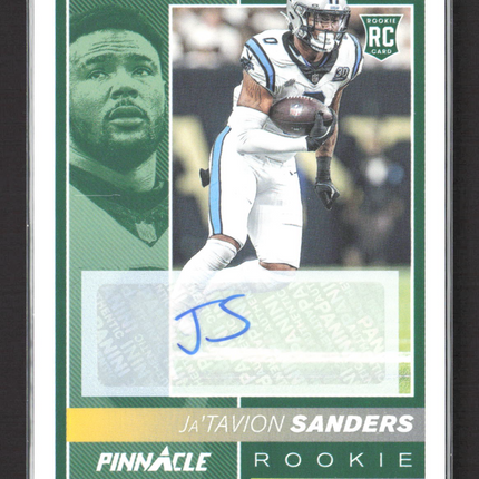 2025 Panini Encore Pinnacle Rookie Ja'Tavion Sanders #244 RC 068/199 Auto