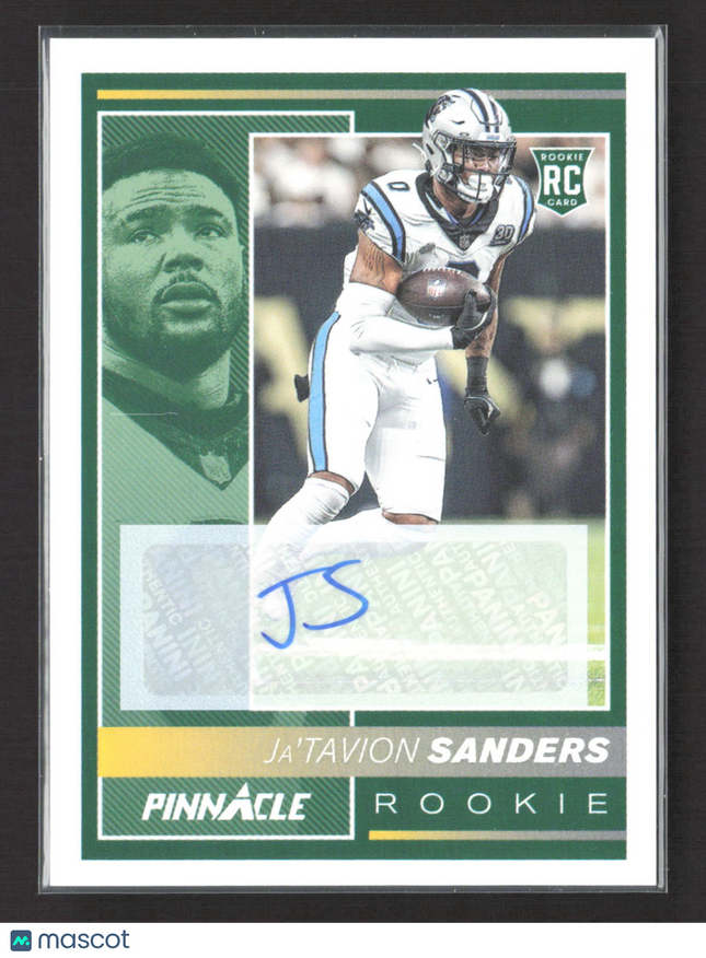 2025 Panini Encore Pinnacle Rookie Ja'Tavion Sanders #244 RC 068/199 Auto
