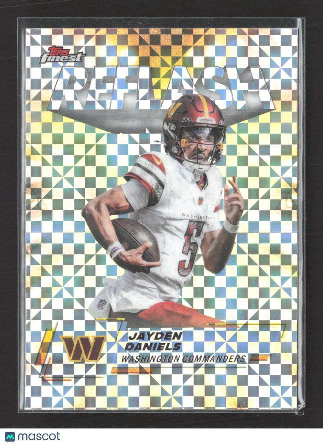 2025 Topps Finest Reflash Jayden Daniels #RF-6 Xfractor