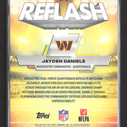 2025 Topps Finest Reflash Jayden Daniels #RF-6 Xfractor