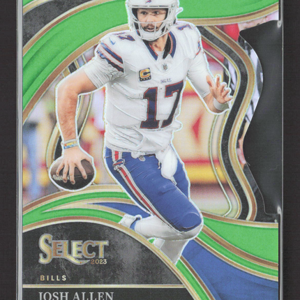 2024 Panini Select Prizm Josh Allen #252 Green 296/499